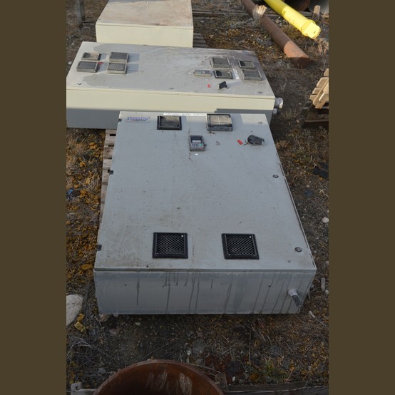 30 HP Saftronics #GP10E9ST-34040B1, AC Variable Frequency Drive, 380-440 Volts, in Cabinet with Brake