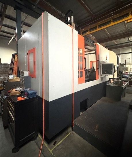 DMTC #CGK5112JD, 47" vertical turret lathe, 47.3" swing, 47.3" diameter, 39.3" chuck, 400 RPM, 29.5 HP, 8