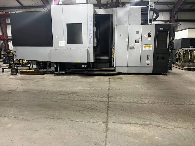 Toyoda #FA1050S, Horizontal Machining Center, 72.8" X, 55.1" Y, 45.2" Z, 50 HP, 6000 RPM, CAT 50, 120