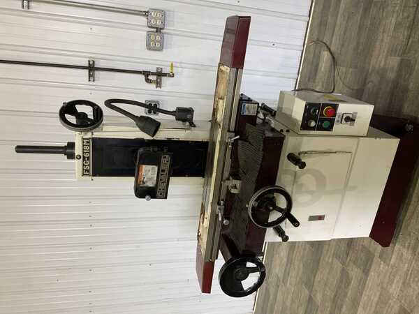 6" x 18" Chevalier #FSG-618M, horizontal surface grinder, hand feed, 12" under wheel, 2 HP, 2004