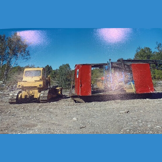 Boyles #BBS-37, Diamond Core Drill and CAT D5 Package, 1,130m depth, drill head recently rebuilt