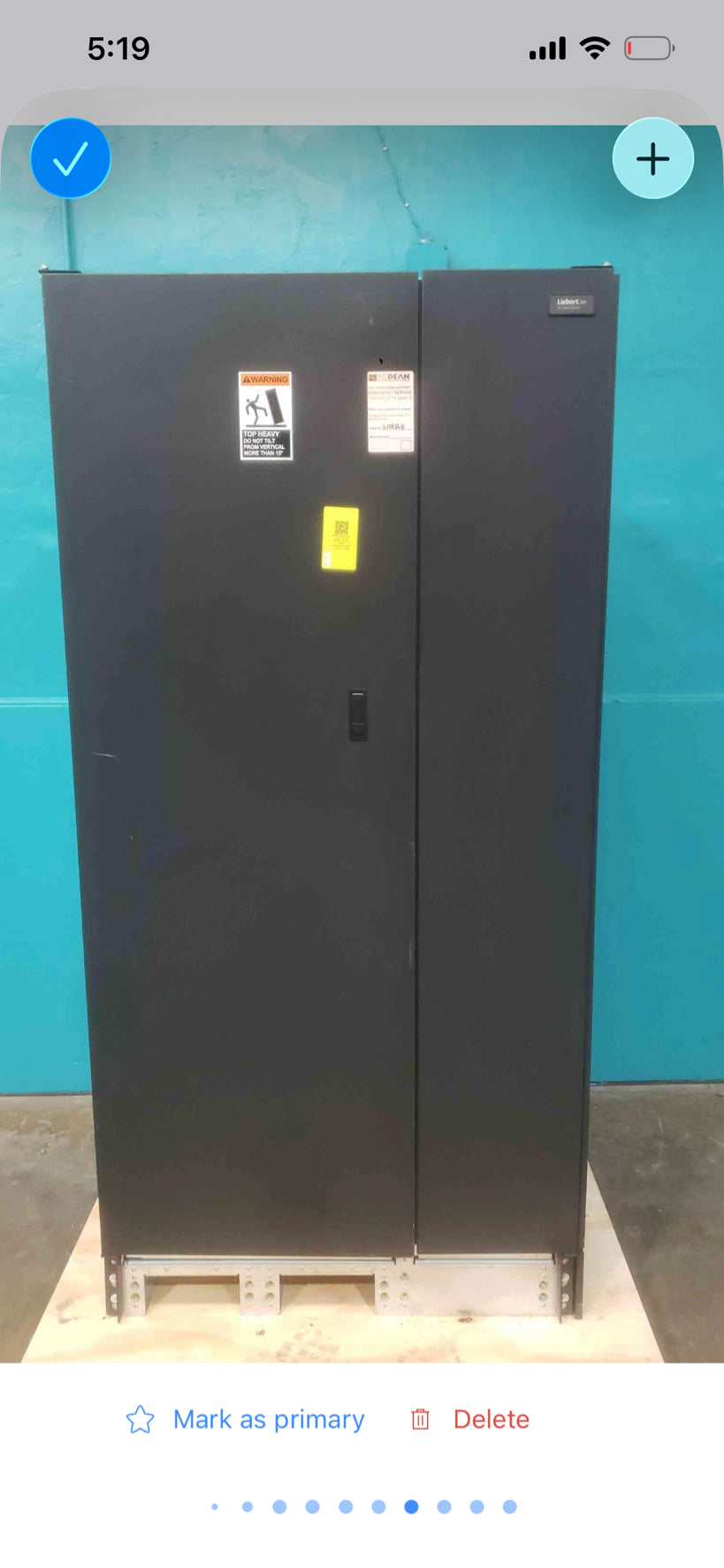 400.0 KVA Liebert NX #38SA400AAAVA685, uninterruptible power supplies, 480 Volts, 3 phase, 2015