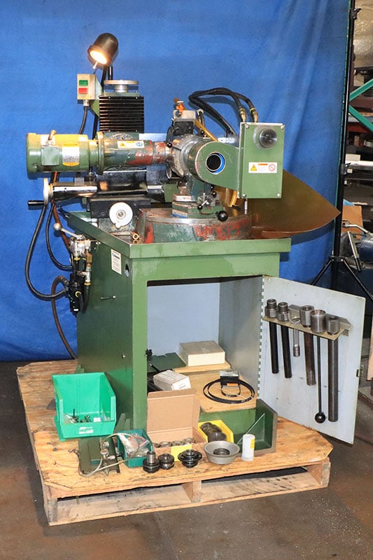 3/32" to 2" Rush #252S, drill grinder, air-powered semi-auto workhead, 6-jaw chuck, 1/2 HP, 1990