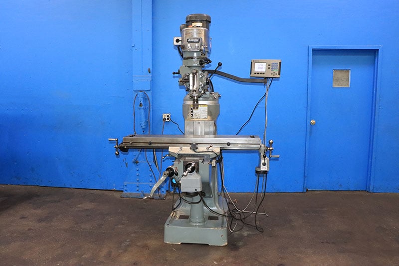 Bridgeport Hardinge #Series-I, vertical mill, 9" x49" table, 2 HP, 36" X, 12" Y, 5" Z, 60-4200 RPM, R-8