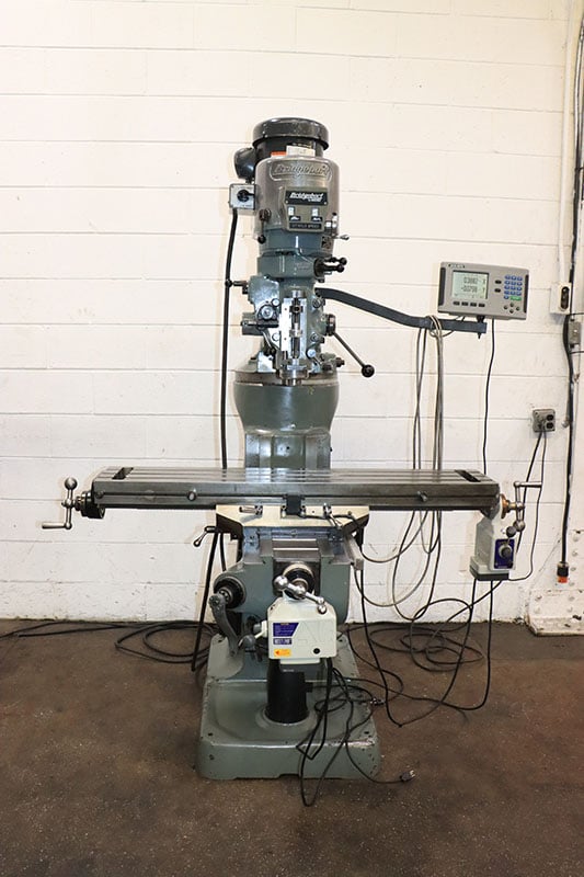 Bridgeport Hardinge #Series-I, vertical mill, 9" x49" table, 2 HP, 36" X, 12" Y, 16" Z, R-8, 60-4200 RPM