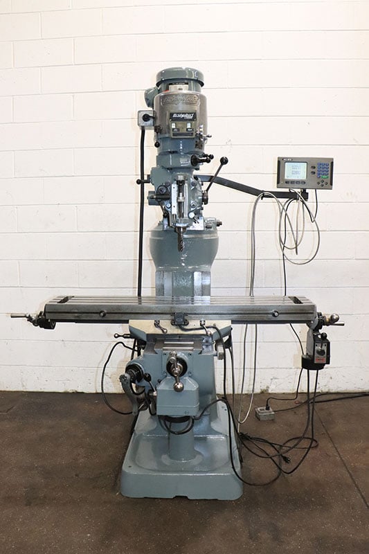 Bridgeport Hardinge #Series-I, vertical mill, 9" x49" table, 2 HP, 36" X, 12" Y, 16" Z, 60-4200 RPM, R-8