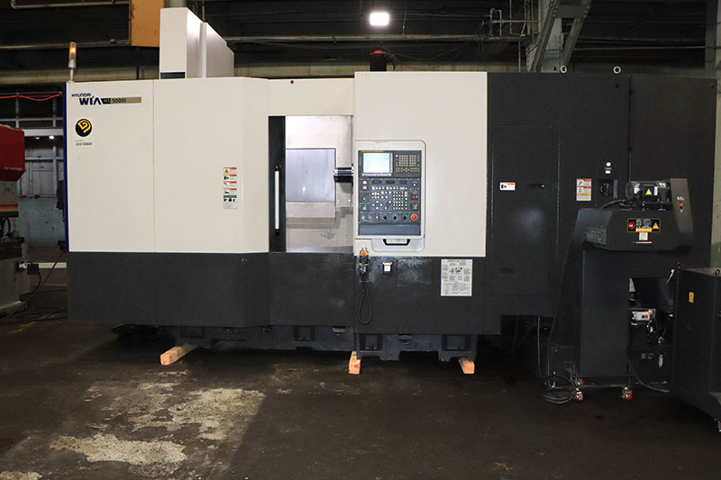 Hyundai Wia #HS5000i, CNC horizontal machining center, 80 automatic tool changer, 33.5" X, 27.6" Y, 29.5" Z
