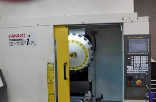 Fanuc #Robodrill-AT-21IFL, CNC Vertical Machining Center, 27.5" X, 15.7" Y, 13" Z, 33.46" x 16.1" table, 15