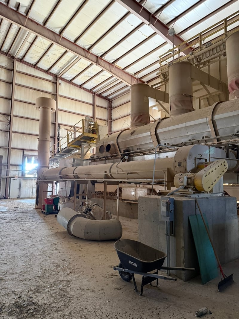 Carrier, 100 ton per hour fluid bed dryer