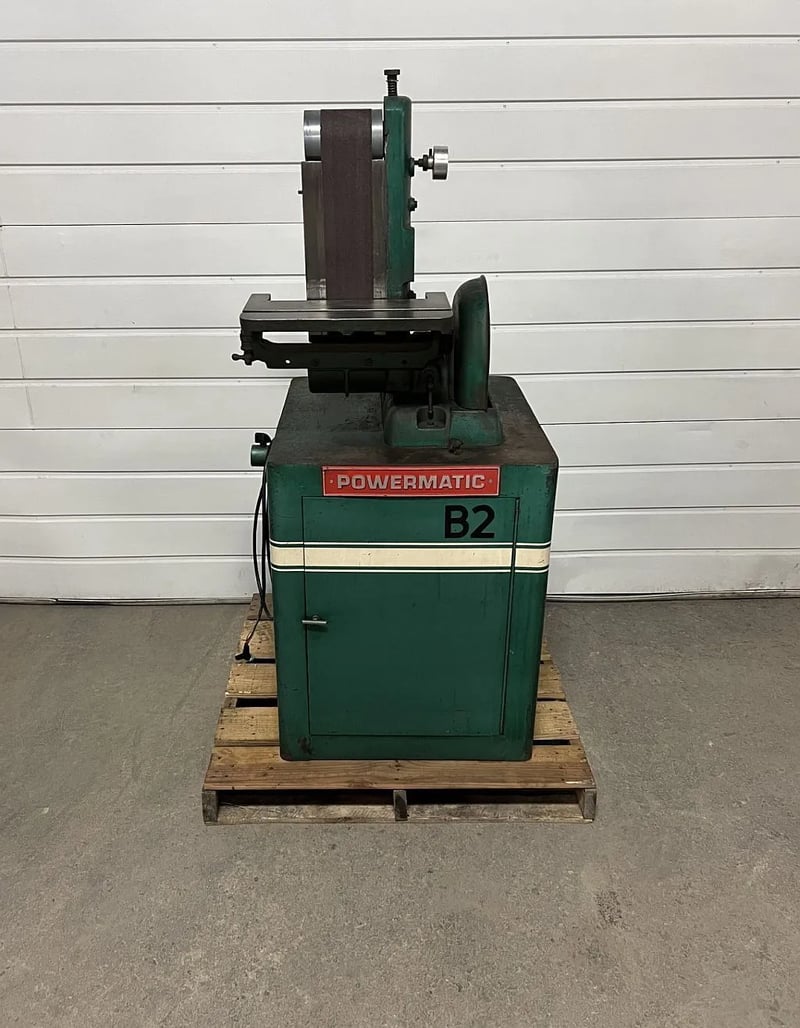 6" x 48" Powermatic #30A, combination belt & disc sander, 12" disc, 1.5 HP, 1800 RPM, 230/460 V., 3-phase