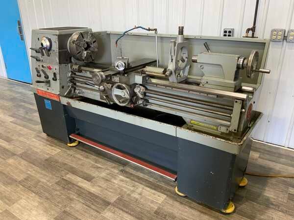 15" x 50" Clausing Colchester #15", gap bed engine lathe, 9-1/2" swing over cross slide, 6" roller type
