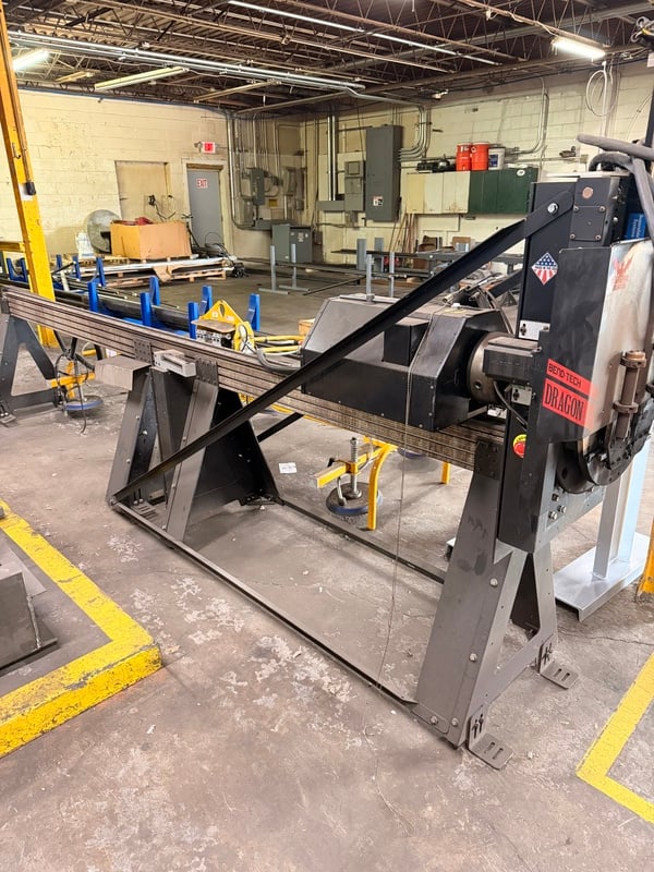 Bend-Tech #Dragon-A400, CNC tube & pipe plasma cutting machine, 24' material length capacity, 2021