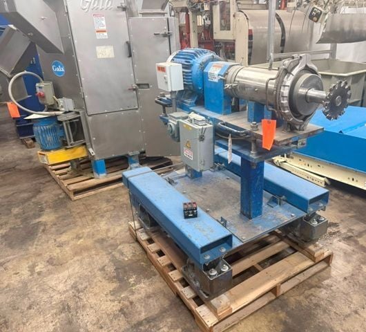 Gala Industries #7MUP, Underwater Die Face Pelletizer System, 15 HP Gala pelletizer cutting head, polymer