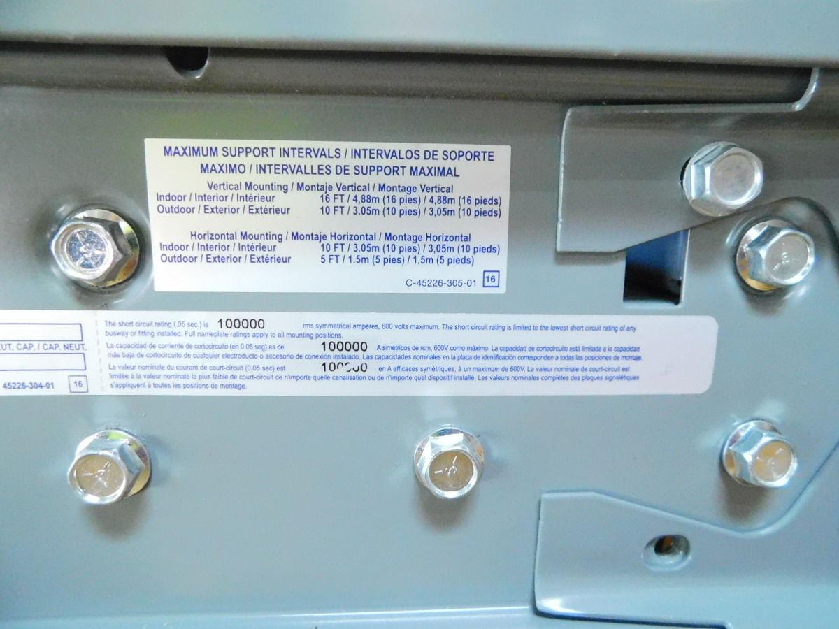 1600 Amps, Square D AFH2316G4STM, i-line ii feeder, 600 Volts, 3P3W, 4 Ft. sections (17 available)