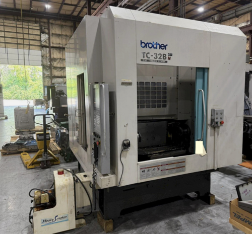 Brother #TC-32BN, 5-Axis Vertical Machining Center, 21.7" X, 15.7" Y, 16.3" Z, 23.6" x 16.7" table, 10 HP