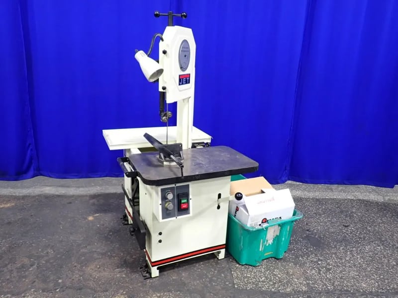 Jet #VSF-14-1, Vertical Self-feed Band Saw, 18" x 30" Capacity, 1 HP, 1720 RPM, 115/230 V.