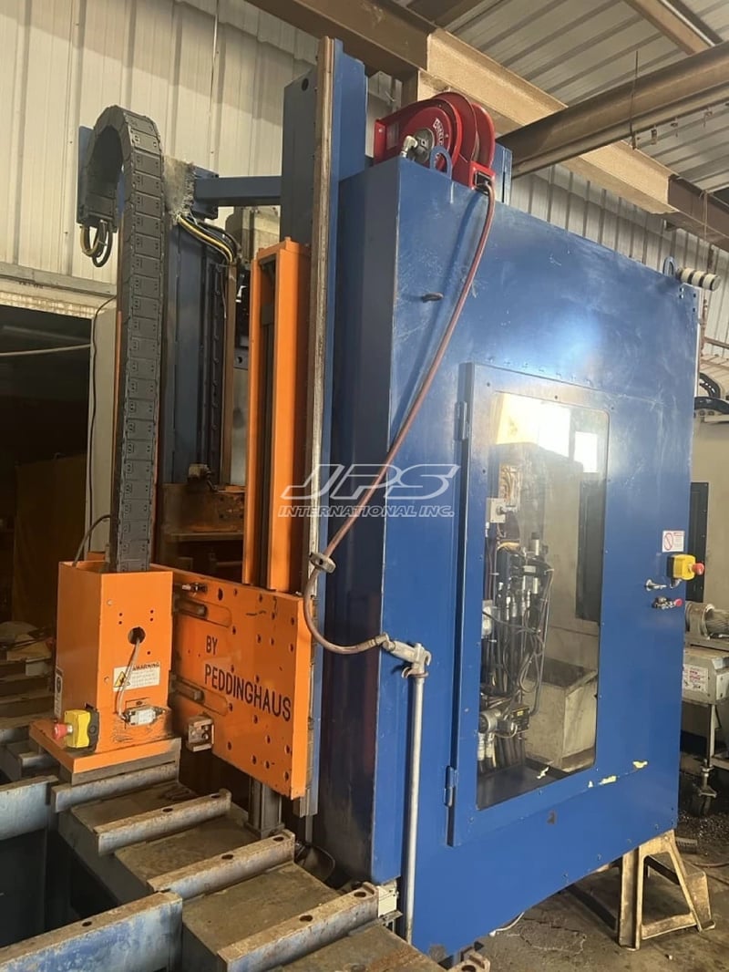 Peddinghaus #Ocean-Avenger-Plus-MDL-1250/1C, CNC Beam Drill Line, 48" max. profile height, 65' profile