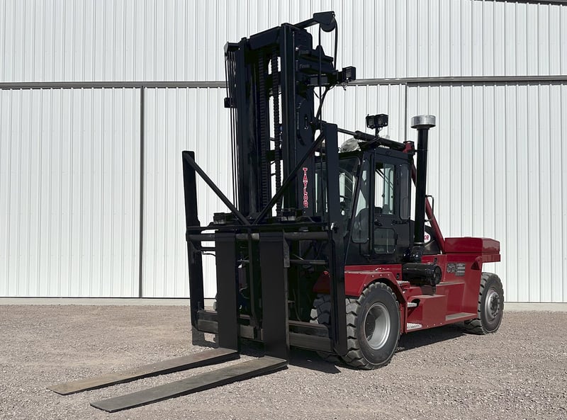 35000 lb. Taylor #TXH350L, forklift, 180" lift, 96" forks, Cummins QSB 6.7 diesel engine, pneumatic tires