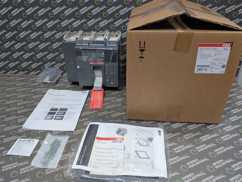 800 Amps, ABB, SACE Tmax XT7S 800, 480-600V., 4 Pole, Ekip Dip LSIG, New in Box