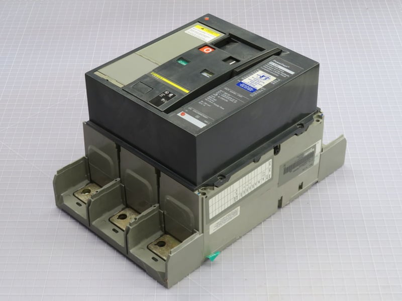 1200 Amps, Schneider PJF36000S12AGSKMC, MCCB, 3-Pole, 600 Volts AC, 18 KA IC