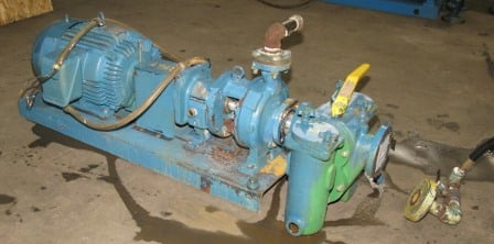 Peerless #8196 MTP, 2x3x8m, single-stg, 30 HP (3600 RPM; 230/460V), 8 max.imp, #2464