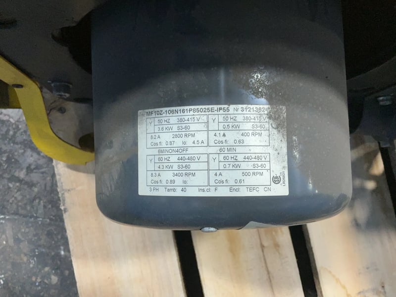 3 Ton, R & M #SX30410032P25FAL0S, Electric Chain Hoist, 19' 8" Lift Height, 20/3.3 FPM, 2014 (3 available)