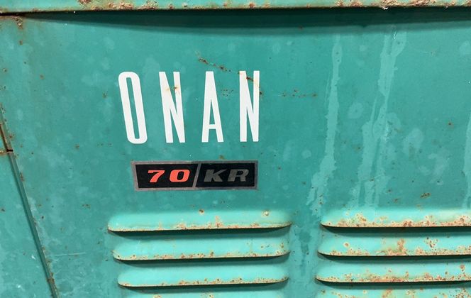 70 KW Onan #70-OKR-15R/9296T, Dual Fuel Generator Set, 600 Volts, 58 KVA, 1800 RPM, 6,367 hours