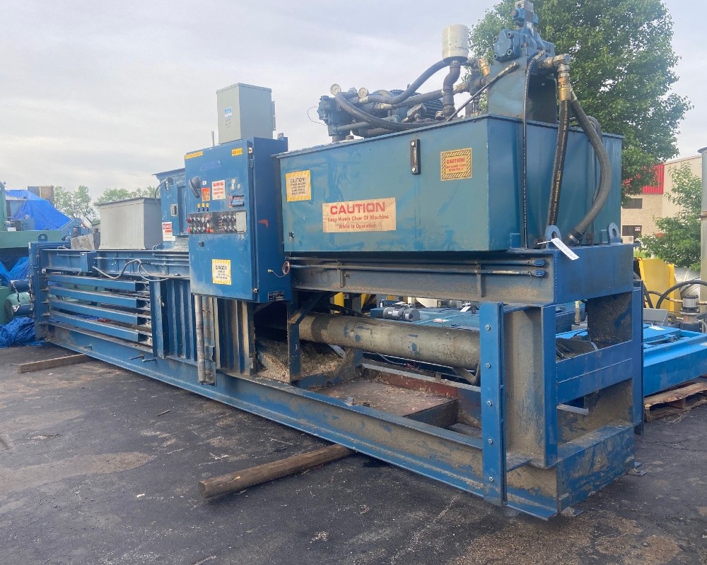 Selco #HLO-12AHD, Auto-Tie Baler, 50" x 28" Feed Opening, 10" Cylinder, 50 HP