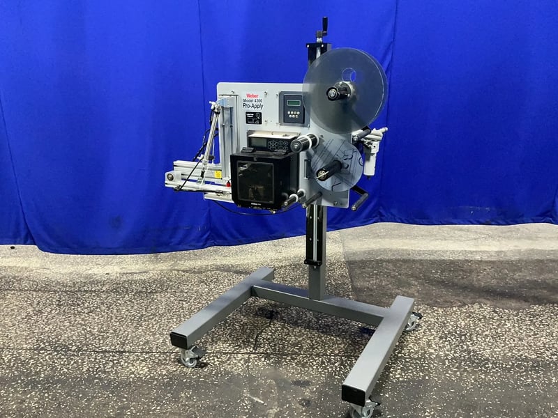 Weber #4300-L.H.-DOMESTIC, Pro-Apply Label Printer-Applicator, 115 V., 2019