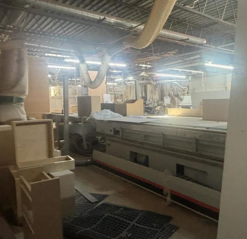 Holz-Her #Dynestic-7505, CNC nested base flat table machine w/ATC & boring, 5' x 12' table, 145" X, 61" Y