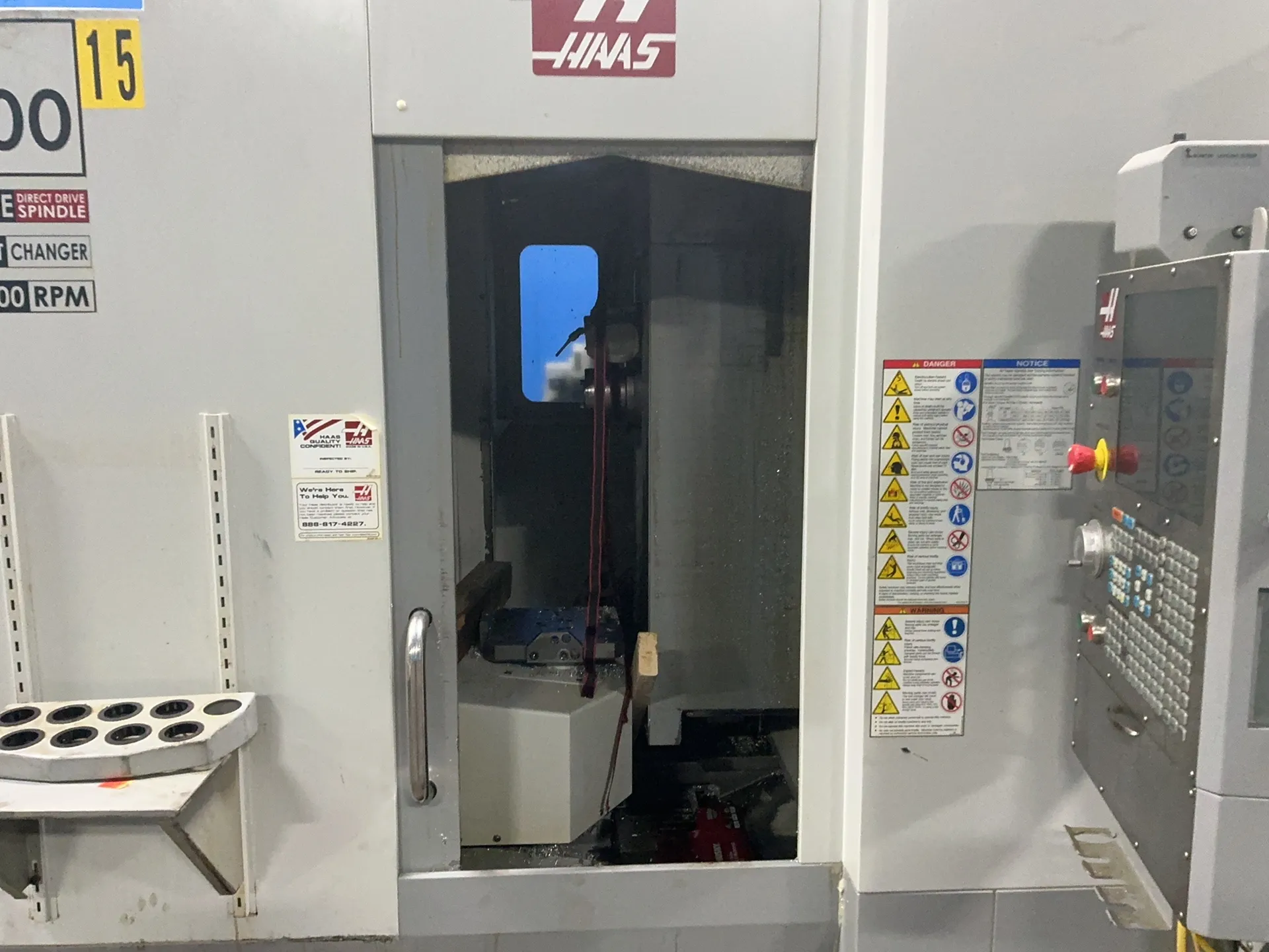 Haas #EC-300, CNC horizontal machining center, 24 automatic tool changer, 2009