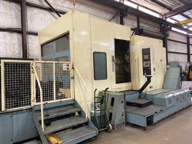 Niigata #MPN80, horizontal machining center, 4th-axis, 55.5" Z, 44" Y, 48" Z, 12000 RPM, 60 HP, 60 automatic