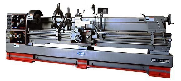 26"/35-3/8" x 160" GMC #GML-26160, Metal Gap Lathe, 4-1/8" bore, 15 HP, 25-1600 RPM, 17-1/4" swing over cross