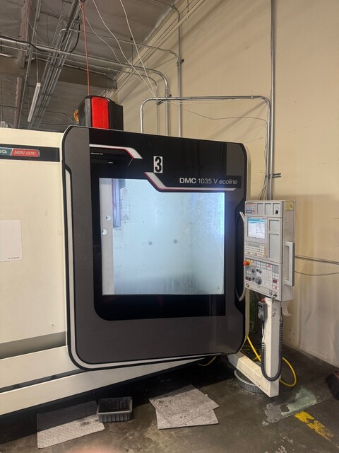DMG, Mori #DMC-1035-V-Ecoline, Vertical Machining Center, 40.7" X, 19.9" Y, 20.1" Z, 22" x 47.2" table, 13