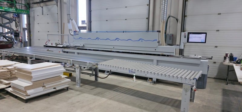 Homag Brandt #Highflex-1650, Edgebander w/ Boomerang Return Conveyor, Diamond Pre-milling units & corner