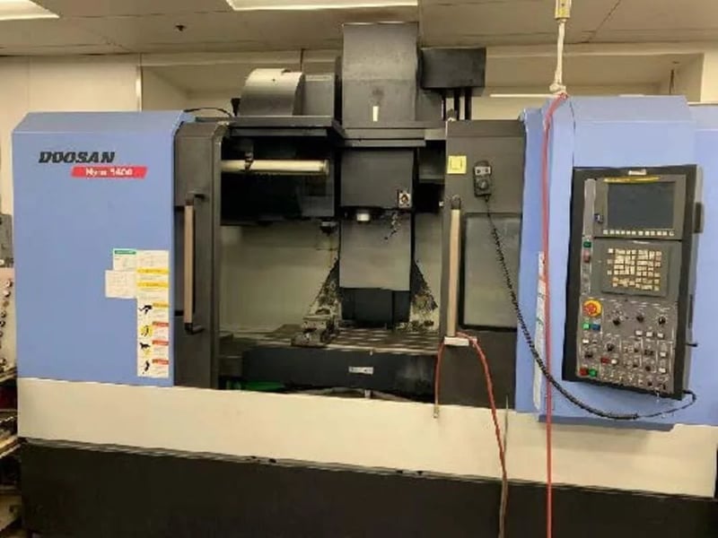 Daewoo Doosan #Mynx-5400, 40.2" X, 21.3" Y, 20.9" Z, 8000 RPM, 30 automatic tool changer, Cat 40, Fanuc i