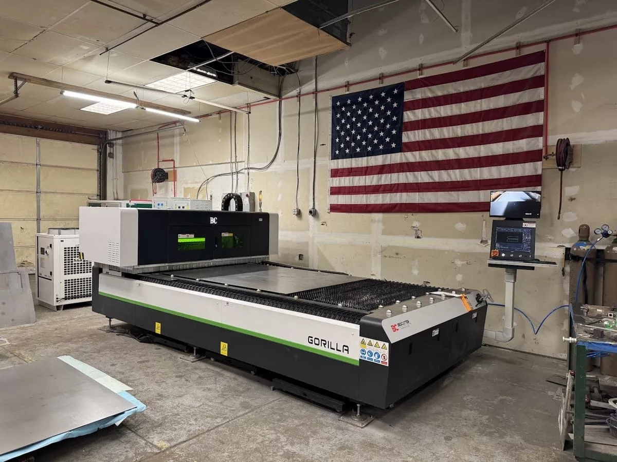Bescutter #Gorilla, Fiber Laser Cutting System, 6,000 Watt, 5' x 10' Table, Cypcut Control, new