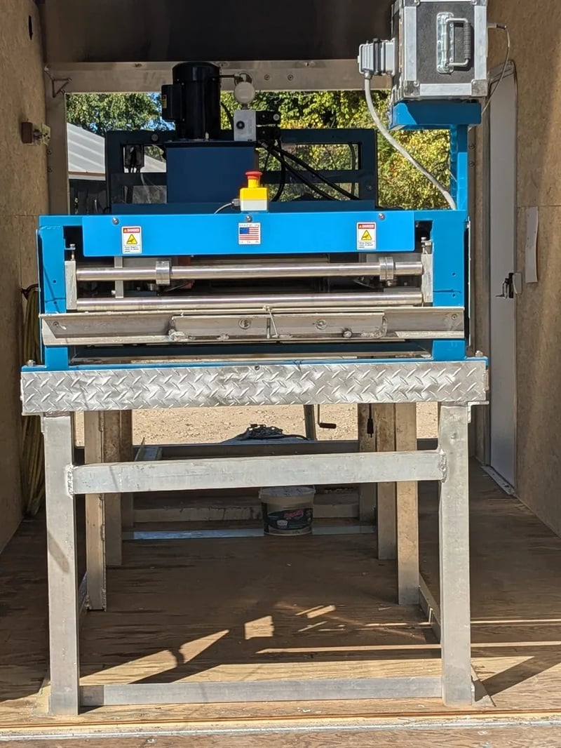 Roll Former #VS-150, Standing Seam Roll Former, 1"-1.5" Seam Profile, 9"-24" Adjustable Panel Width, 2023