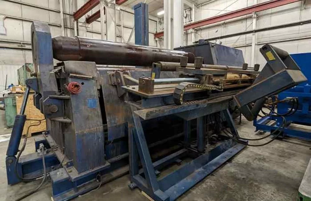 120" x 1-7/16" Faccin #4HEL-3146, 4-roll hydraulic plate bending roll, 441 Ton, 18.11" top roll, 60 HP, 2016