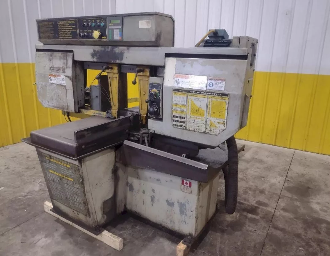 16" x 20" Hydmech #S-23A, horizontal band saw, 8.8 HP VFD blade drive, 0-27" shuttle vise, 2000