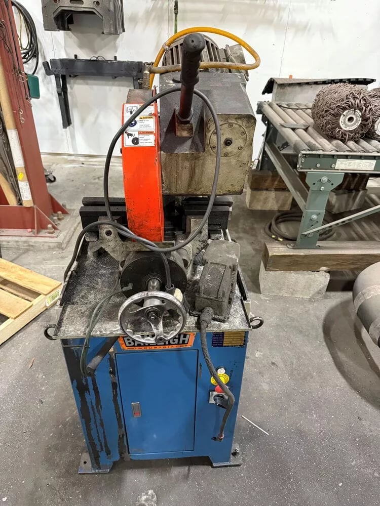 Baileigh #CS-350SA, semi-automatic cold saw, 14" blade, 4.33" round tube capacity, 2021