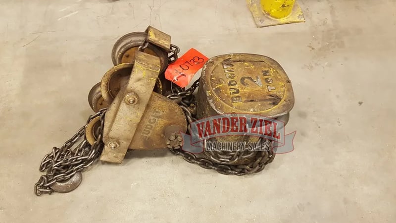 2 Ton, Budgit Chain Fall Hoist