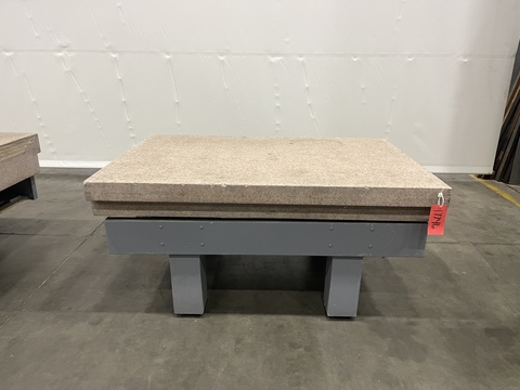 4 8" x 72" x 8" Pink Granite Surface Combustion Plate