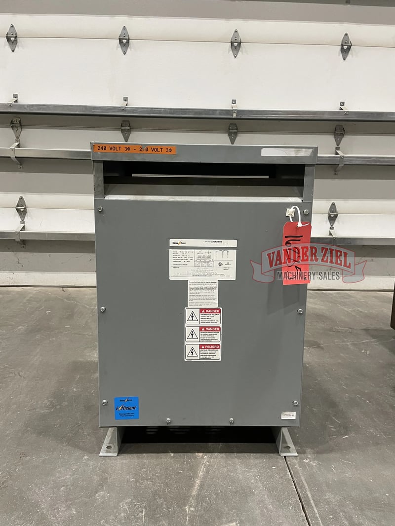 45 KVA 240 Primary, 208Y/160 Secondary, Federal Pacific, Transformer, 3 Phase, 60 Hz.