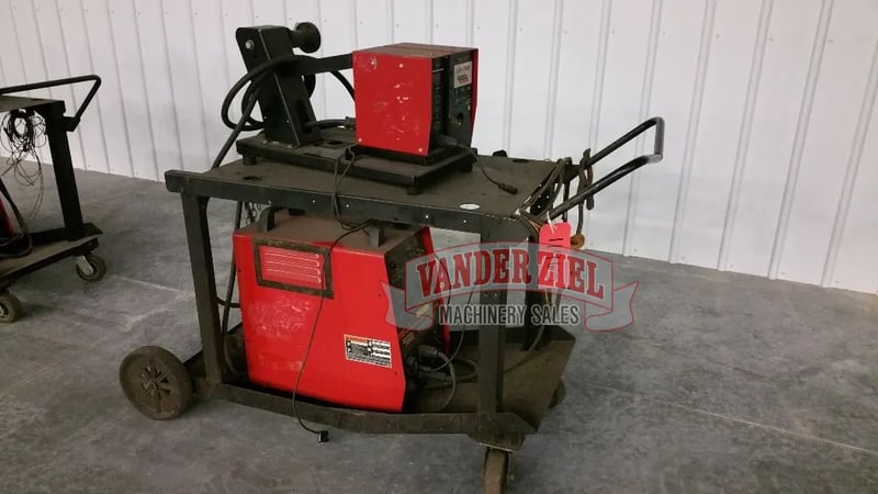 Lincoln #Invertec-STT, Welder with Lincoln LN-742 Feeder, 225 Amps @ 60%, 208/230/460 V.