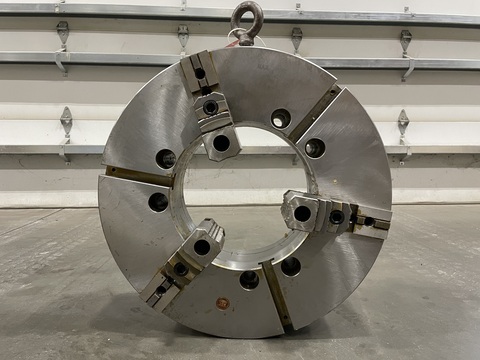 25" BTC 3-Jaw Manual Chuck, 12.5" Bore, A1-20 Mount, Reversible Top Jaws, 2-Piece, NEW (4 available)