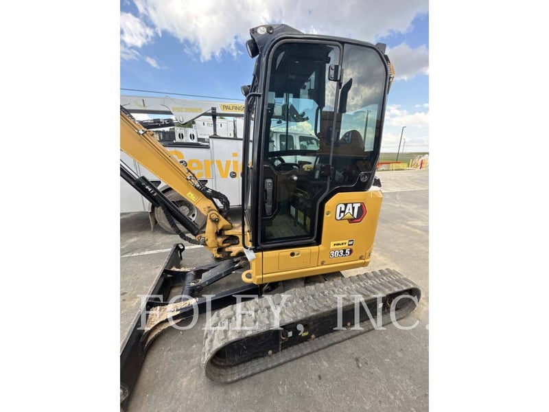 Caterpillar 303.5-07CR, 772 hours, S/N: RE901335, 2022