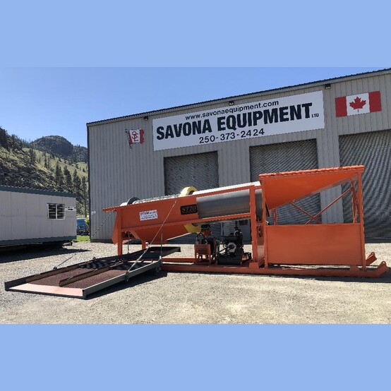 48" dia. x 18' long scrubber trommel wash plant, Savona Equipment #ST70