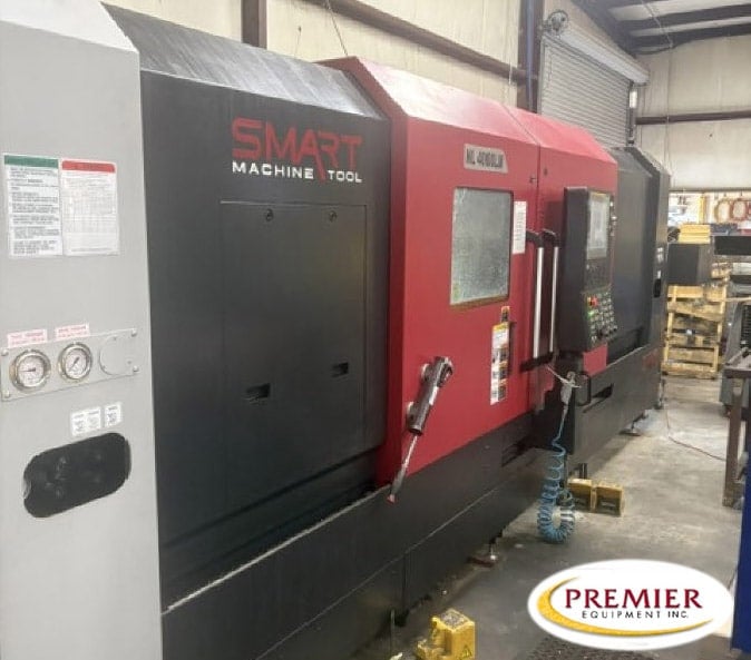 Smart Machine Tool #NL4000LM, heavy duty 3-Axis CNC lathe, Fanuc 0iTF, 31.1" swing, 18" chuck, 2023