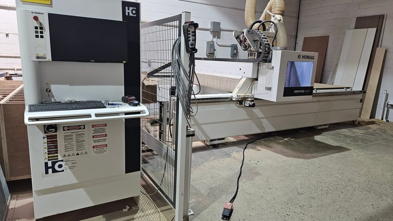 Homag #Centateq-N-300, Nesting CNC Router, 5' x 10' table, 600/347 Volt, 2022
